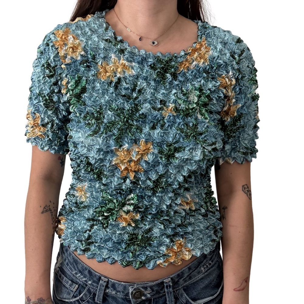 Floral Popcorn Shirt